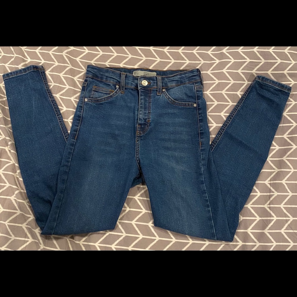 Top shop Jamie High Rise Skinny Jeans size 28